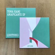 Charger l'image dans la galerie, toma kami, amapicante, EP vinyle sorti sur le label anglais Livity Sound, musique de club ou de salon ! COLLOQUE est un concept-store proposant musique, illustration et artisanat. Nombreuses idées cadeaux !
