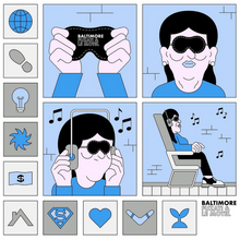 Charger l'image dans la galerie, Baltimore, album collaboratif entre Fuzati du Klub des Loosers et Le Motel du label Maloca, ayant notamment collaboré avec Roméo Elvis. COLLOQUE est un concept-store proposant musique, illustration et artisanat. Nombreuses idées cadeaux !