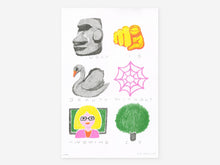 Charger l'image dans la galerie, Affiche, poster, illustration imprimée en risographie par à New York City, USA, tirage limité numéroté et signé par l'artiste Ivy Zheyu Chen. COLLOQUE est un concept-store proposant musique, illustration et artisanat. Nombreuses idées cadeaux !