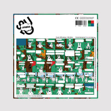 Charger l&#39;image dans la galerie, Puzzle bande-dessinée Sulo par Camille Blandin (aka strrripclub), 1000 pièces. COLLOQUE est un concept-store proposant musique, illustration et artisanat.
