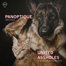 Charger l'image dans la galerie, vinyl 45 tours collector, limité à 300 exemplaires de PANOPTIQUE avec son morceau "Objectif Jeune" et UNITED ASSHOLES et le titre au doux nom de "Là, Les Chachats, Là, Les Chienchiens". Un beau cadeau pour mémère ou pépère ! COLLOQUE est un concept-store proposant musique, illustration et artisanat. Vous y trouverez de nombreuses idées cadeaux !