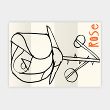 Charger l'image dans la galerie, Leporello de l'illustratrice Julie Legrand, bouquet fleuri de 5 fleurs sérigraphiées, 1 fleur par facette et 1 grande affiche au dos. COLLOQUE est un concept-store proposant musique, illustration et artisanat. Nombreuses idées cadeaux !