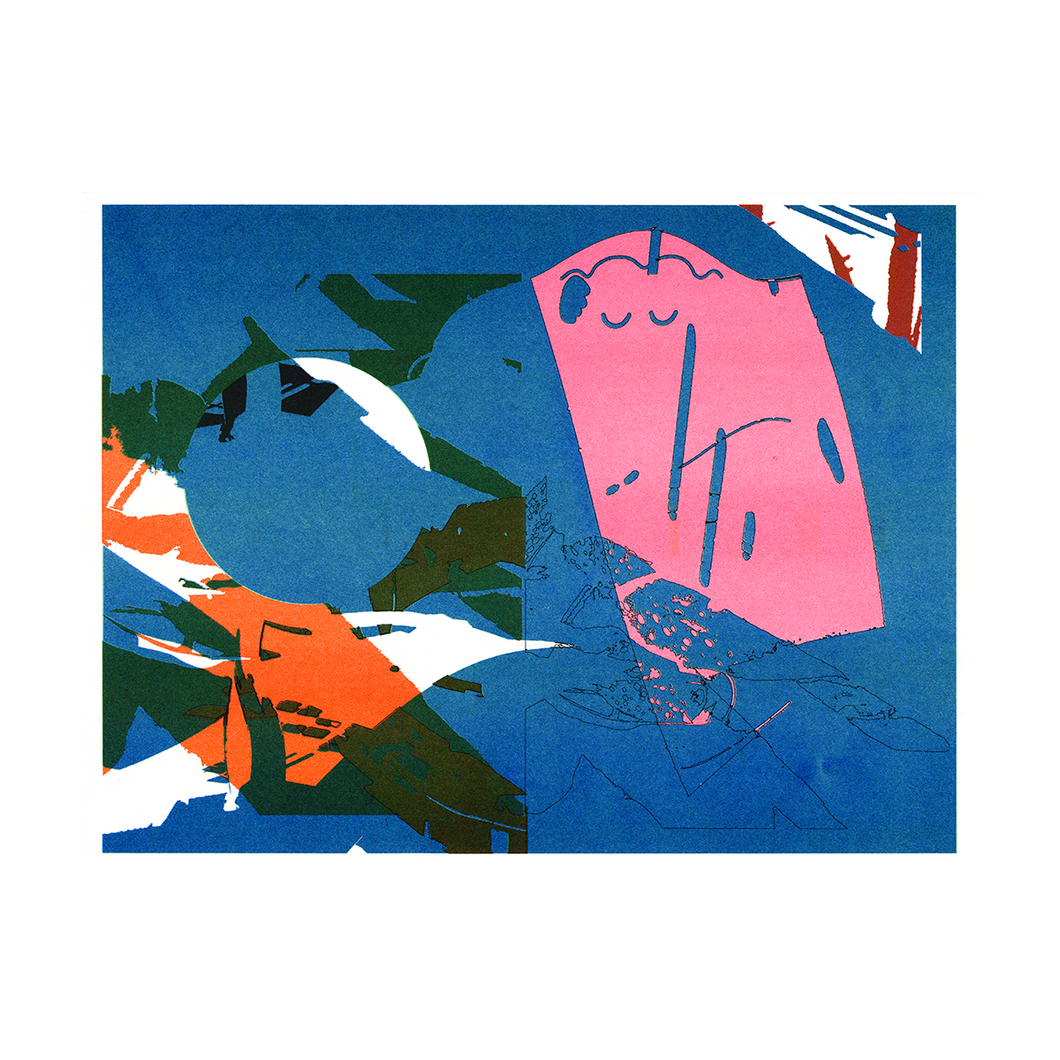 alex besikian, Affiche, poster, illustration imprimée en risographie par Quintal, tirage limité numéroté par l'artiste Alex Besikian. COLLOQUE est un concept-store proposant musique, illustration et artisanat. Nombreuses idées cadeaux !