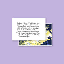 Charger l&#39;image dans la galerie, Bande-dessinée sous forme de cartes postales de Corentin Pernet, imprimée en risographie par le studio Tâche Papier. COLLOQUE est un concept-store proposant musique, illustration et artisanat. Vous y trouverez de nombreuses idées cadeaux !
