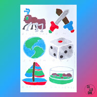 Affiche, poster, illustration imprimée en risographie par à New York City, USA, tirage limité numéroté et signé par l'artiste Ivy Zheyu Chen et son studio Upon. COLLOQUE est un concept-store proposant musique, illustration et artisanat. Nombreuses idées cadeaux !