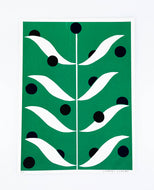 samuel eckert pétales serigraphie sérigraphie illustration affiche poster