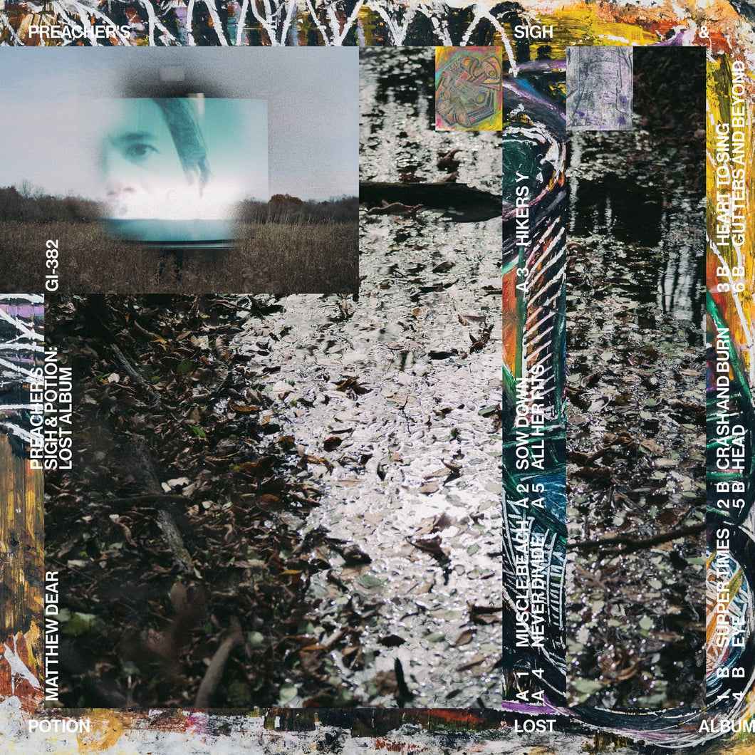 pochette album, Matthew Dear, Preacher's Sigh & Potion: Lost Album, vinyl marbré, Ghostly International