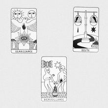 Charger l&#39;image dans la galerie, Jim Kylam cartes attributs tarot divinatoire tarologie illustration
