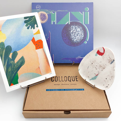 Coffret cadeau, cadeau original, cadeau de Noël COLLOQUE est un concept-store proposant musique, illustration et artisanat. Vous y trouverez de nombreuses idées cadeaux !