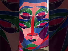 Charger et lire la vidéo dans la visionneuse de la Galerie, foulard illustré coloré carré hermès sad monsters club soie naturelle illustration
