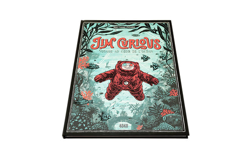Matthias Picard Jim Curious Voyage au coeur de l'océan éditions 2024 4048 bd bande dessinée livre illustration 3D lunettes