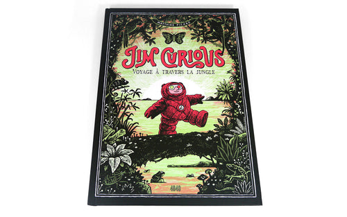 Matthias Picard Jim Curious Voyage à travers la jungle éditions 2024 4048 bd bande dessinée livre illustration 3D lunettes